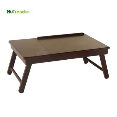 Durable cheap wood laptop reading desk with folding function